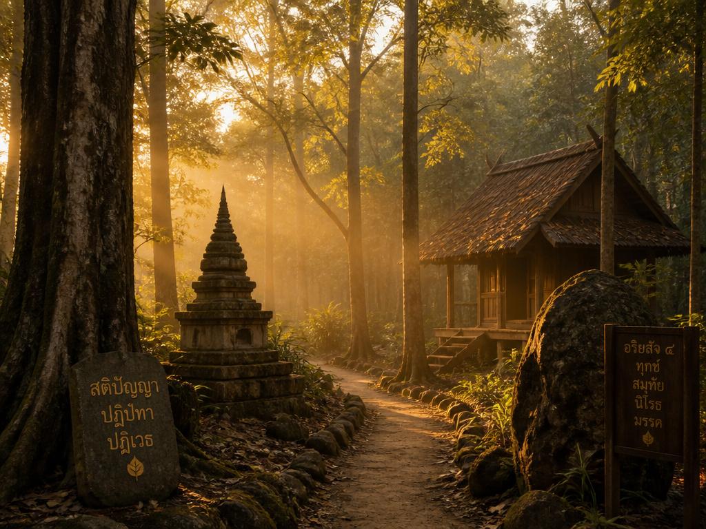 Thai Forest meditation tradition — the lineage of Luang Pu Mun
